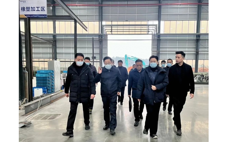 宣城市常務(wù)副市長(zhǎng)王玨一行蒞臨海達(dá)二期工廠調(diào)研指導(dǎo)